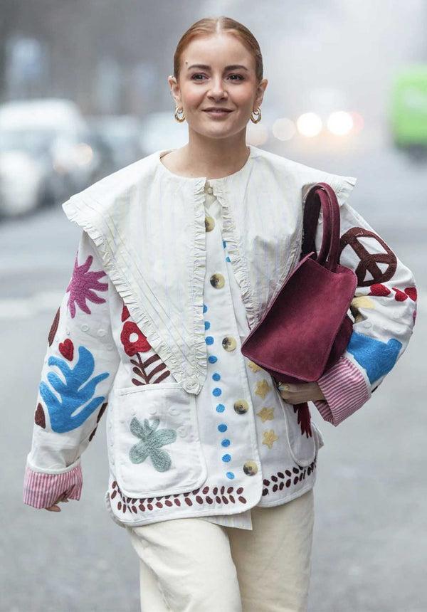 Rue Madam Jacket Maggie Suzani Swan-Peace