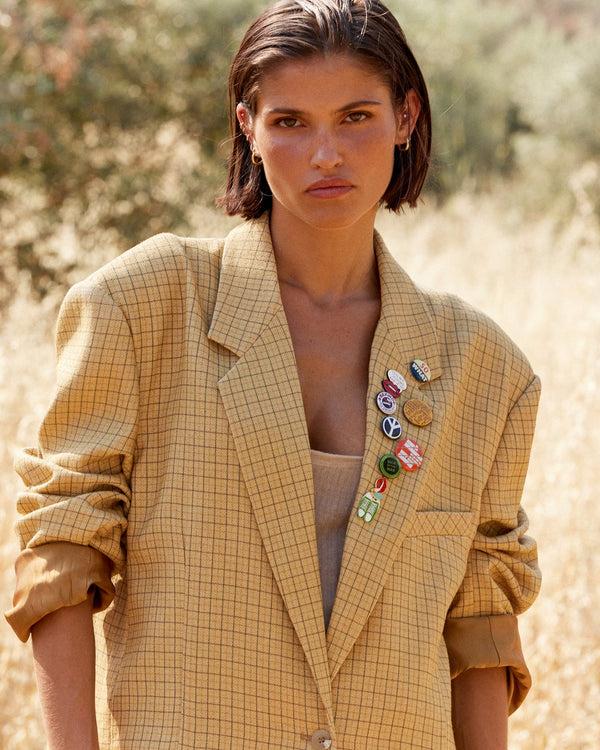 Rue Madam Jacket Mr Jonas Yellow