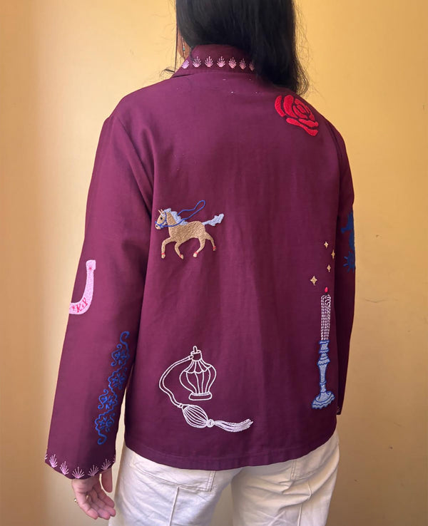 Rue Madam Jacket My Jacket Burgundy