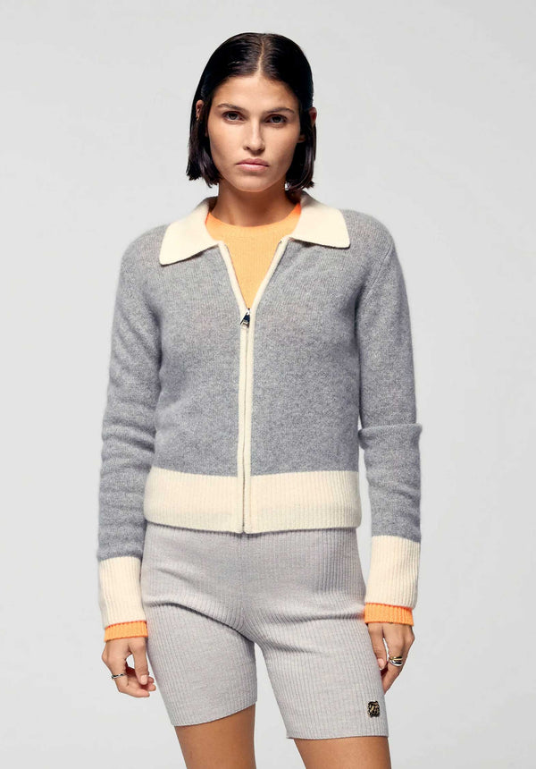 rue madam Jacket Permwpg01794 Gris-Chine-Fonce-F