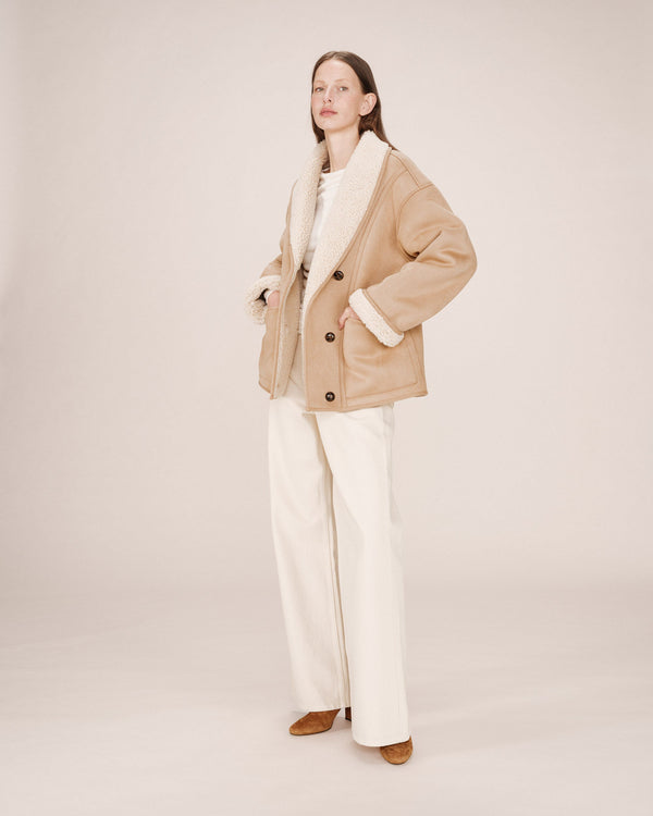 Rue Madam Jacket Swan Beige-Rose