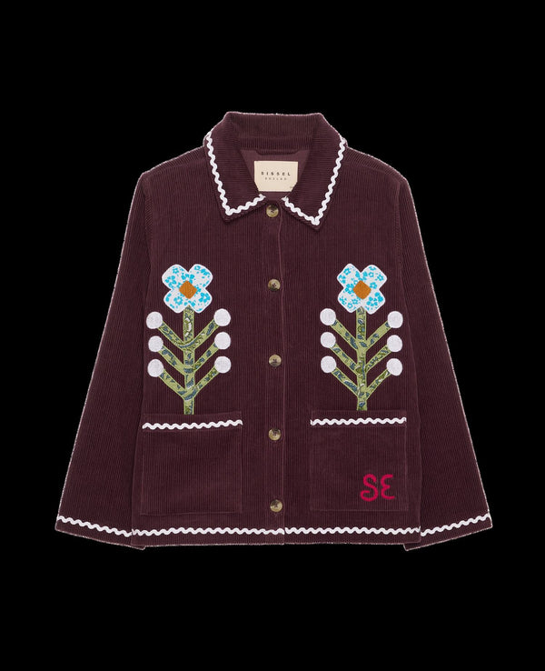 Rue Madam Jacket Twiggy Jacket Eggplant