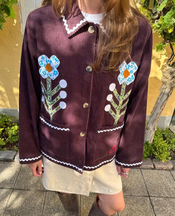 rue madam Jacket Twiggy Jacket Eggplant