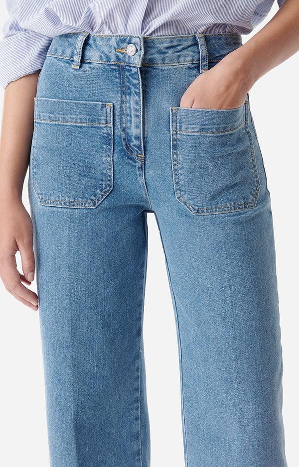 Rue Madam Jeans 1eva69-v04002 Indigo-Clair