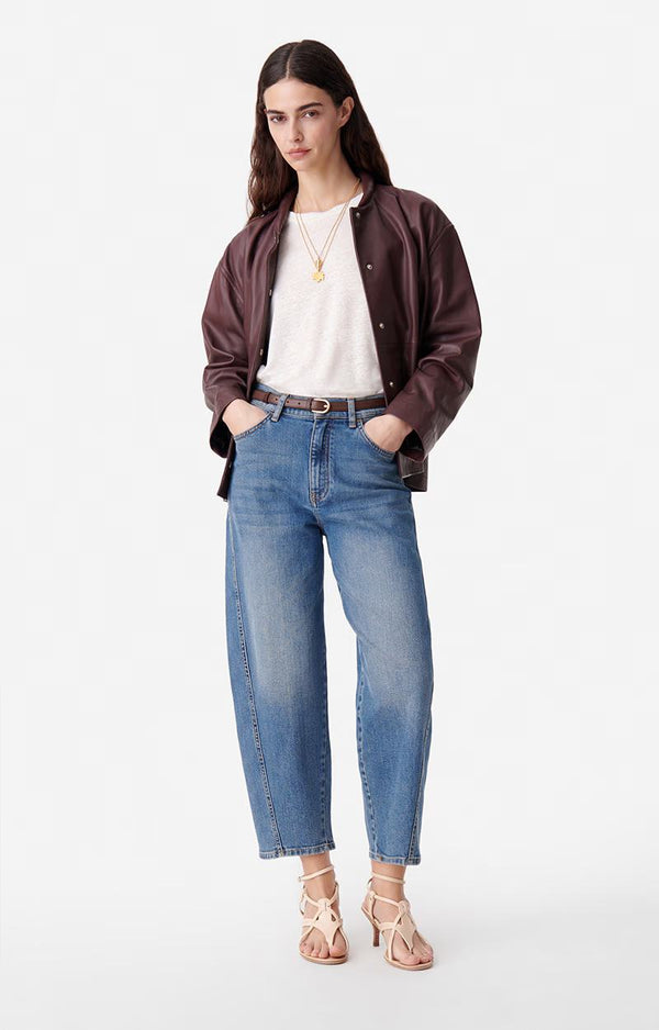 rue madam Jeans 1eva69-v04005 Bleu-Gris