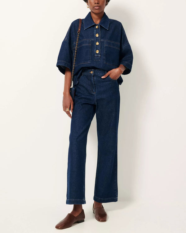 rue madam Jeans Davis Bluenim