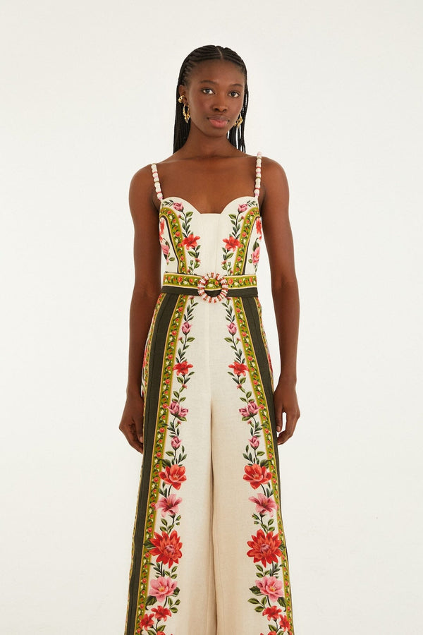 Rue Madam Jumpsuit 344883 Floral-Paula-Black