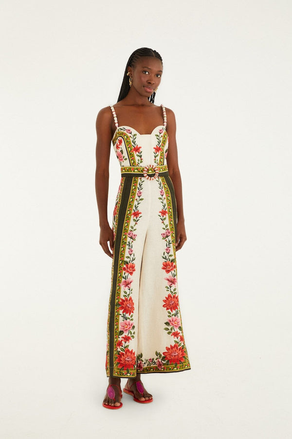 rue madam Jumpsuit 344883 Floral-Paula-Black