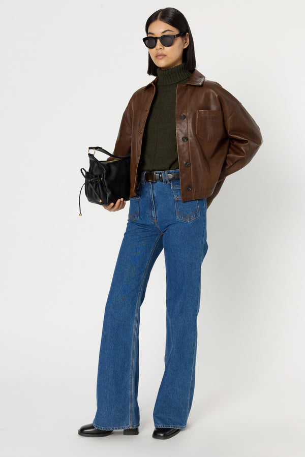 Rue Madam Leather Garment Dcy16c009 Brown