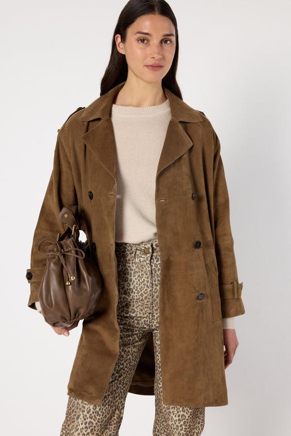 Rue Madam Leather Garment Dcy18c007 Camel