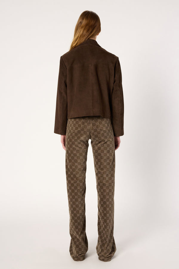 Rue Madam Leather Garment Dcy20c007 Cinnamon