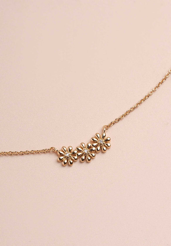 Rue Madam Necklace 3 Flow Necklace Gold