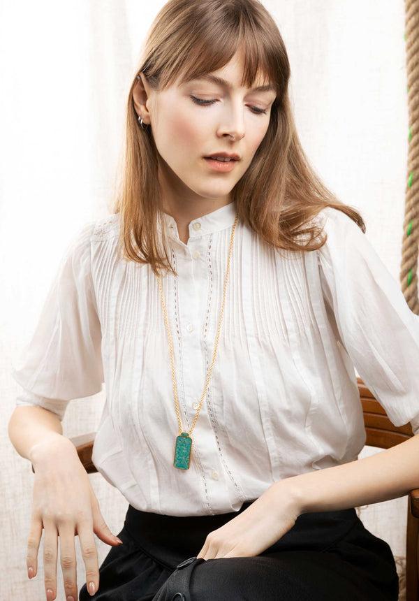 Rue Madam Necklace 3evj 20-v64050 Water-Green