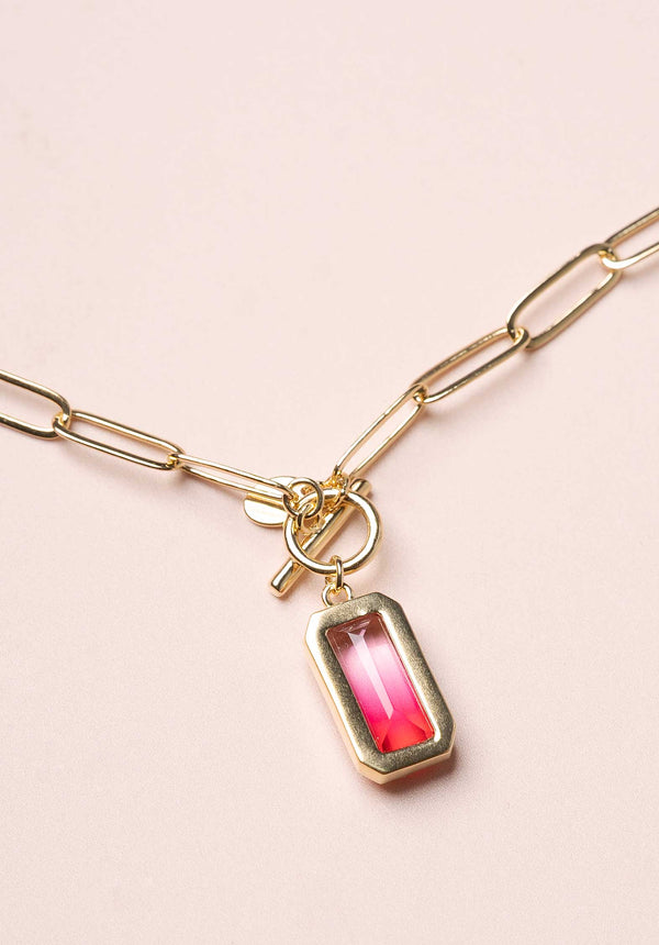 Rue Madam Necklace Cbrf6 Fuchsia