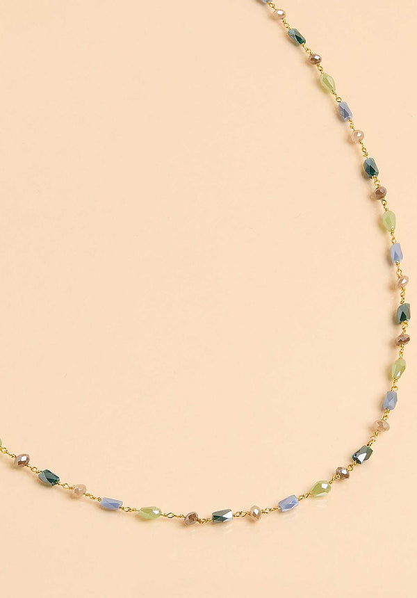 rue madam Necklace Cfev7 Vert-Bleu