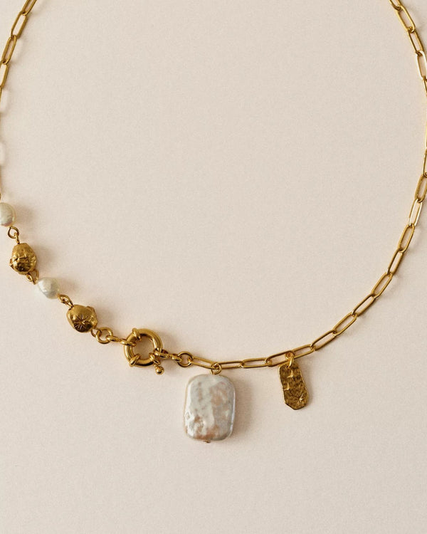 rue madam Necklace Choya Pearl Dore