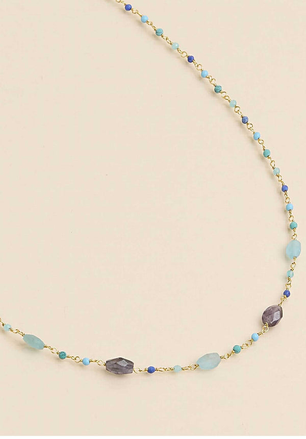 rue madam Necklace Cimb6 Mumbai-Bleu
