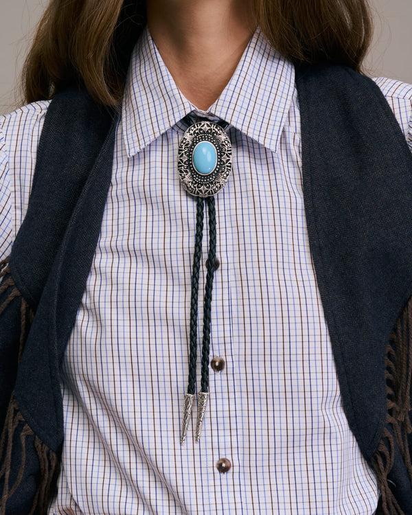 Rue Madam Necklace Clewo 10846 2-Turquoise