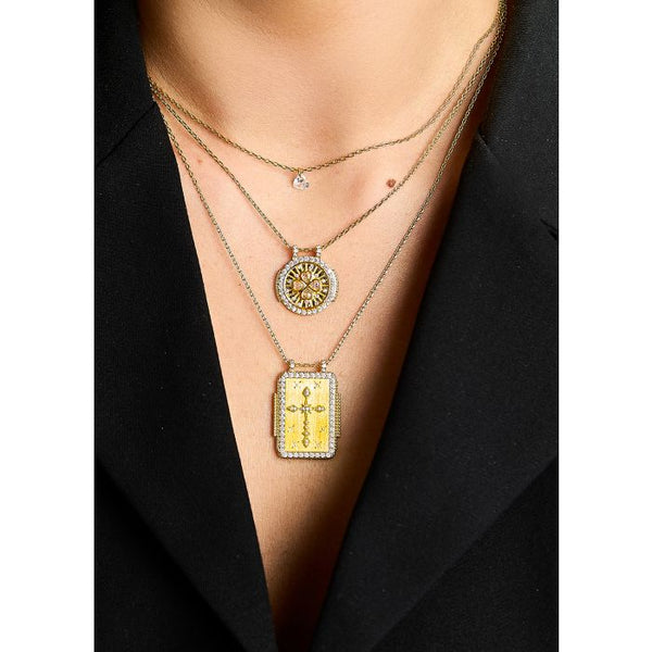 Rue Madam Necklace Co-293g Gold