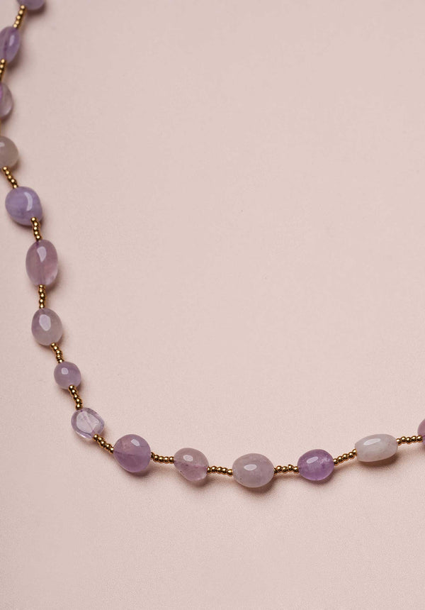 Rue Madam Necklace Emile Collier Purple