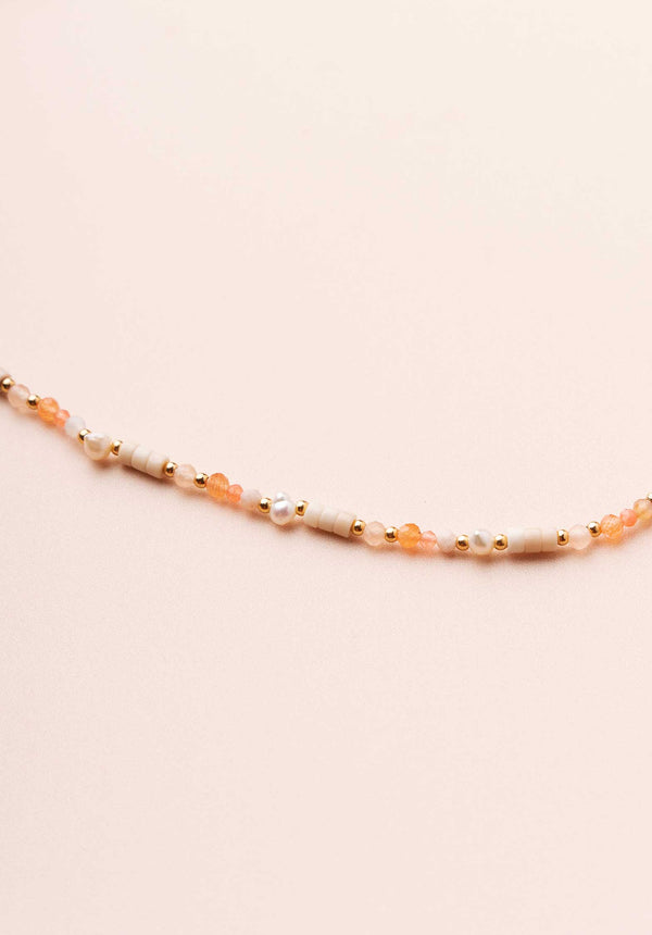 Rue Madam Necklace Hippolyte Collie Beige