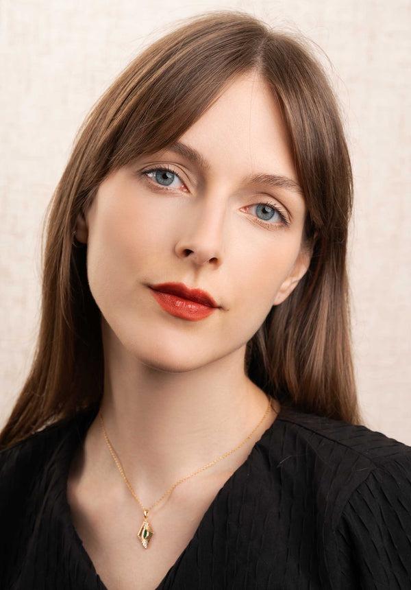 Rue Madam Necklace Liz Collier Green