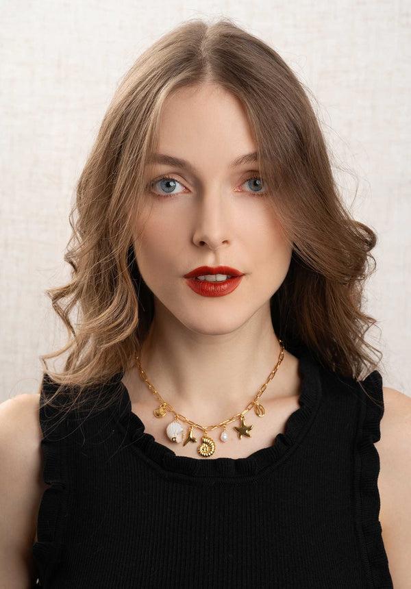 rue madam Necklace Mareen Necklace Gold