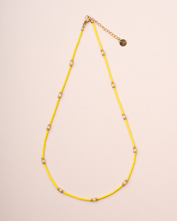 Rue Madam Necklace Meillet Bead Nec Yellow