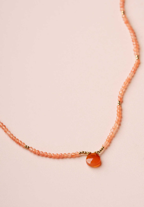 Rue Madam Necklace Niney Peach