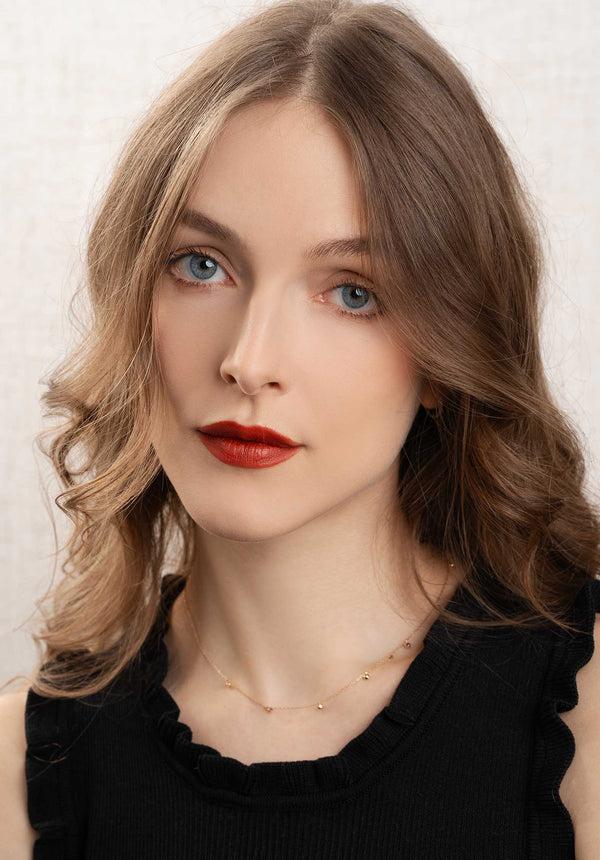 Rue Madam Necklace Round Stone Neck Multi