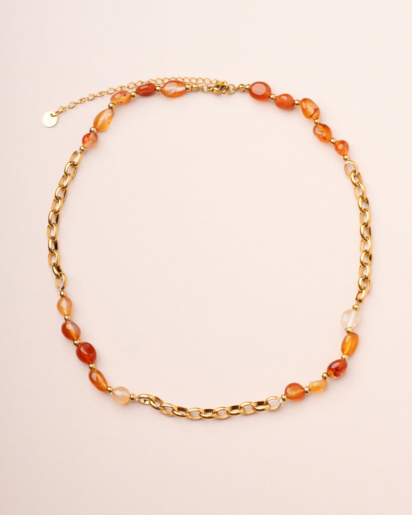 Rue Madam Necklace Sophie Cornaline Orange