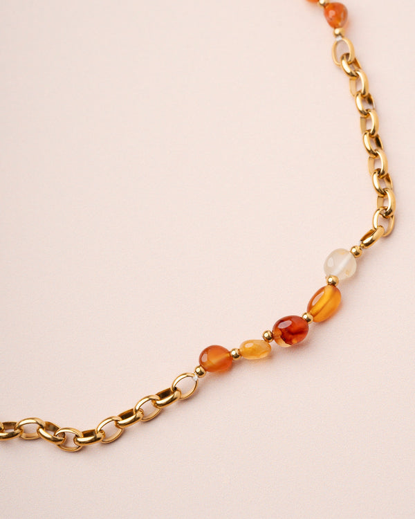 Rue Madam Necklace Sophie Cornaline Orange