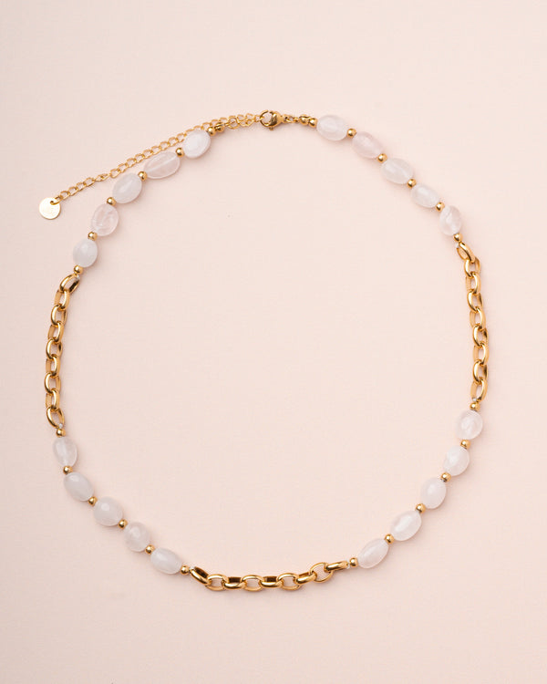 Rue Madam Necklace Sophie Qua Rose Pink