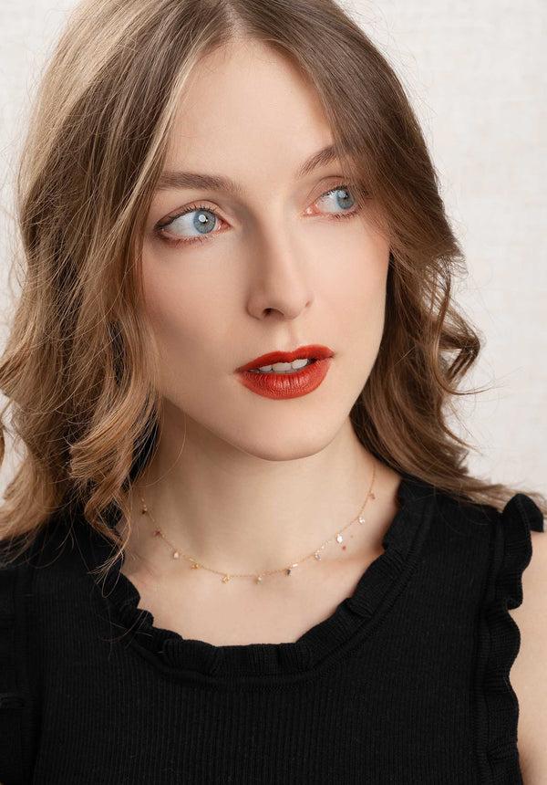 rue madam Necklace Square Stone Nec Multi