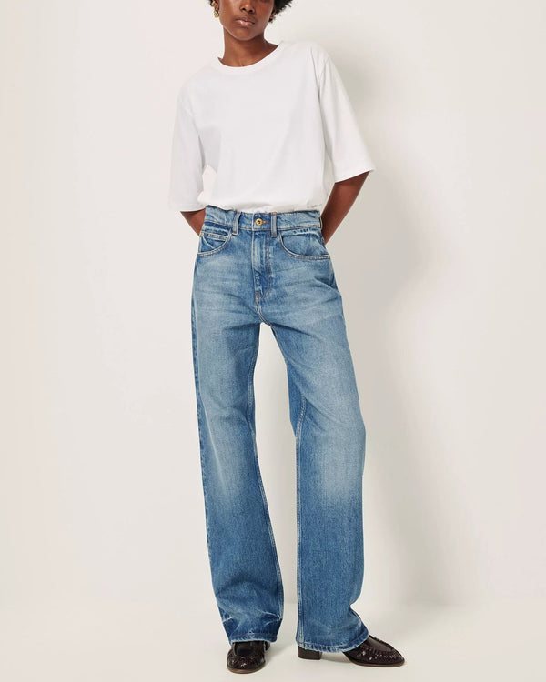 Rue Madam Pants Denimi Stoneblue