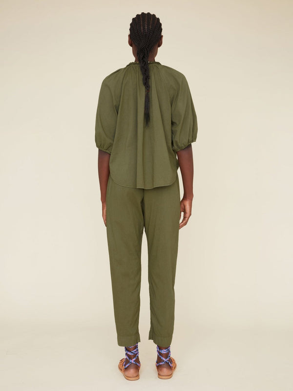 Rue Madam Pants Draper Pant Green-Moss