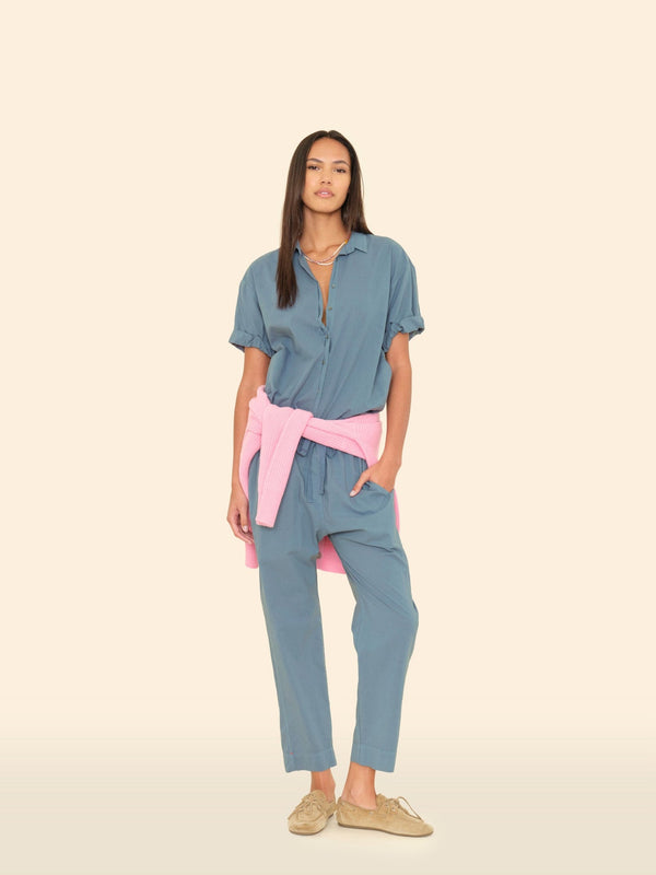 rue madam Pants Draper Pant Steely-Blue