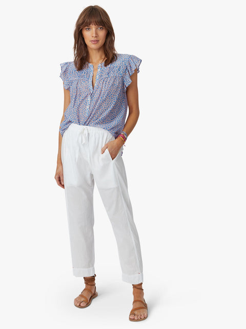 Rue Madam Pants Draper Pant White