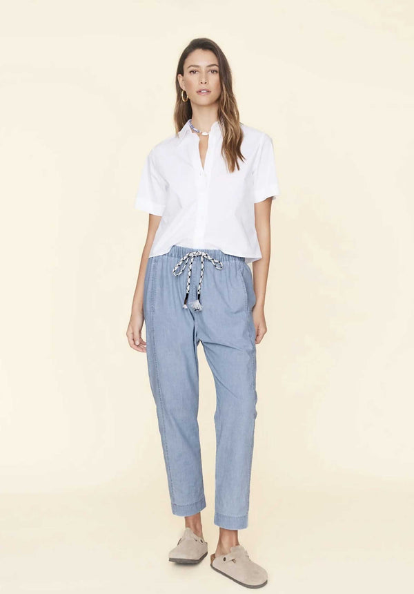 Rue Madam Pants Draper X7chm117 Dusty-Blue