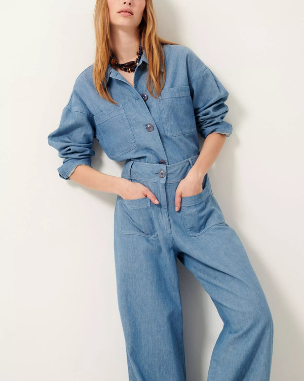 Rue Madam Pants Manhatti Provencia-Blue