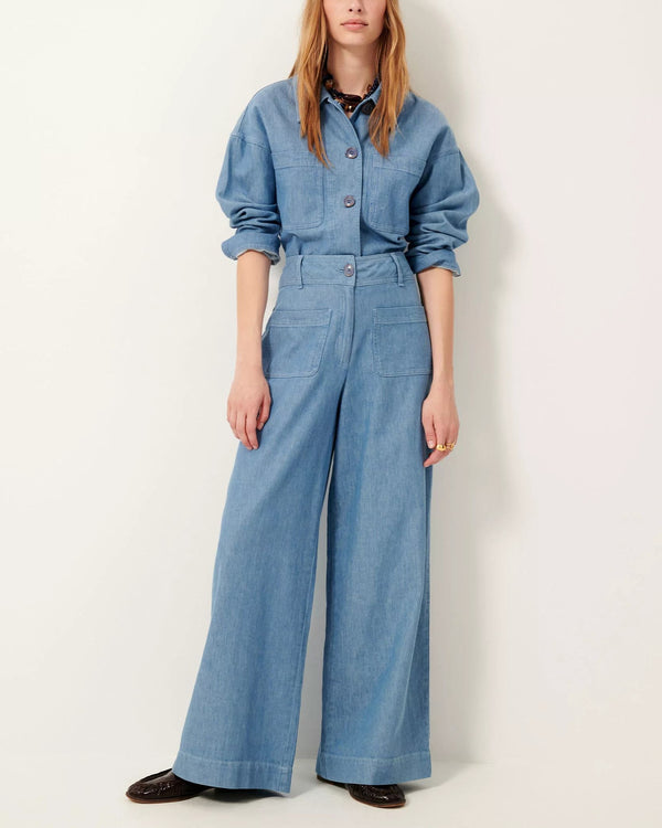 Rue Madam Pants Manhatti Provencia-Blue