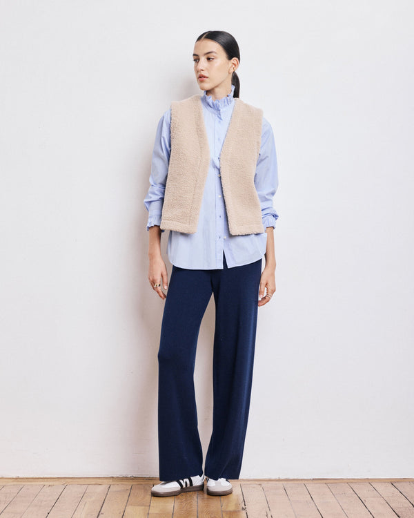 Rue Madam Pants Metissa Benn522 02-Navy