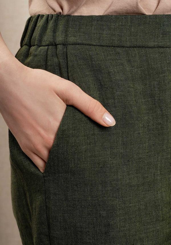 Rue Madam Pants Pacifio 10062 3-Kaki