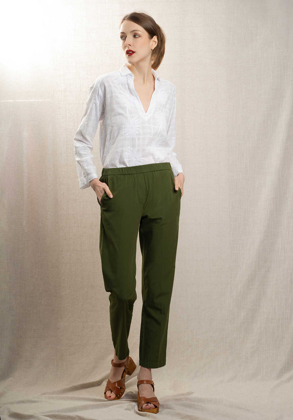 rue madam Pants Pacifio 10100 1-Kaki