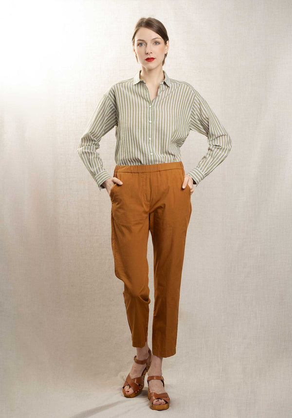 rue madam Pants Pacifio 10100 12-Camel