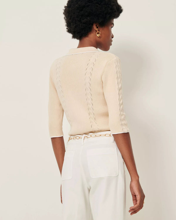 Rue Madam Pants Volta Optical-White