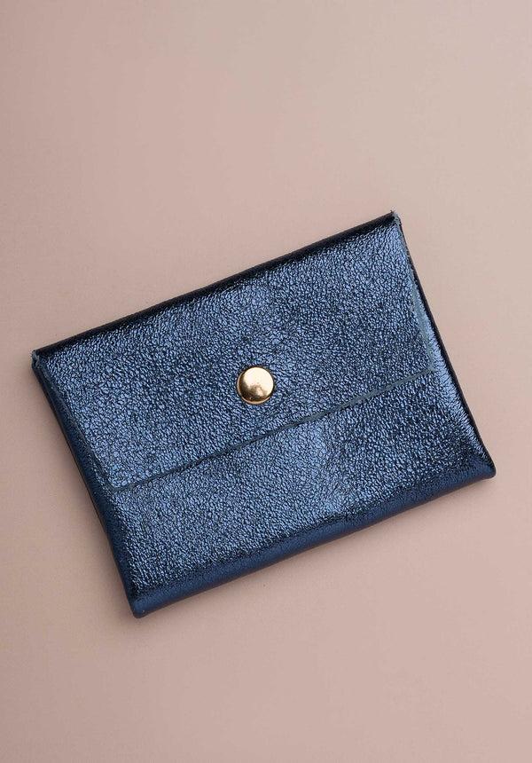 Rue Madam Pouch Double Com Porte Bleu-Jean