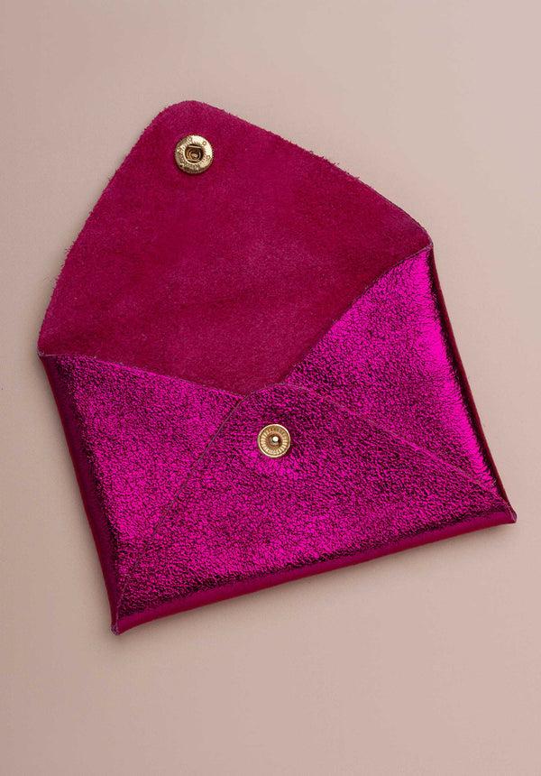 Rue Madam Pouch Mini Origami Por Fuchsia
