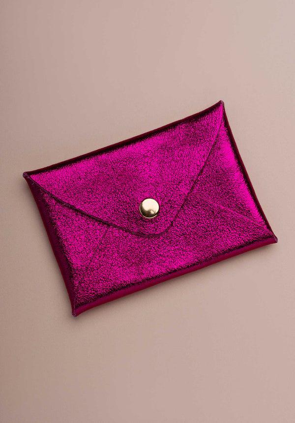 rue madam Pouch Mini Origami Por Fuchsia