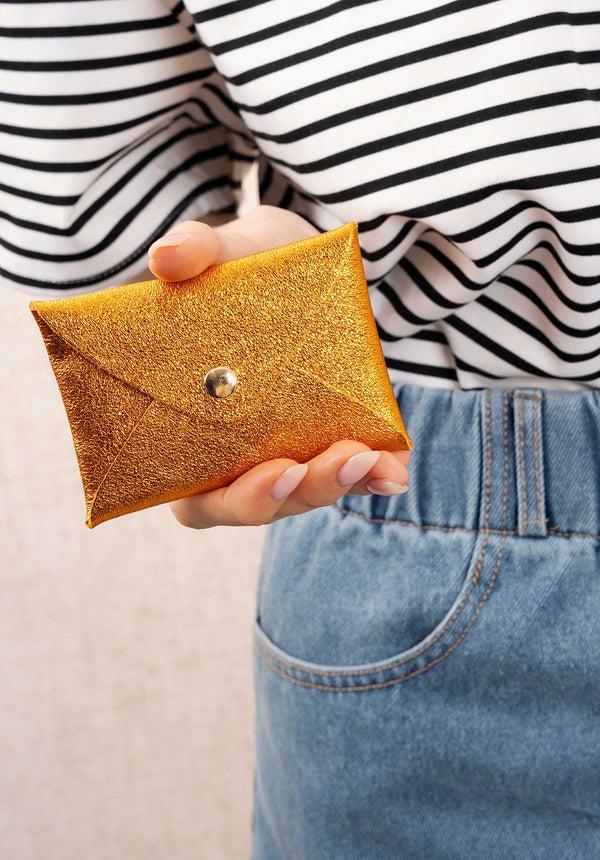 Rue Madam Pouch Origami Porte Ca Gold